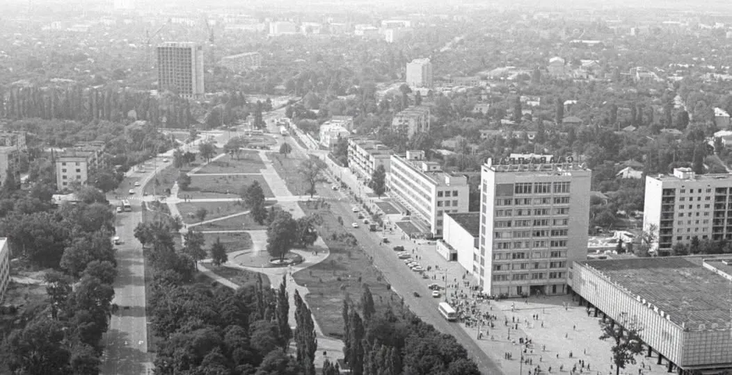 Центр Чернигова в 1980 году