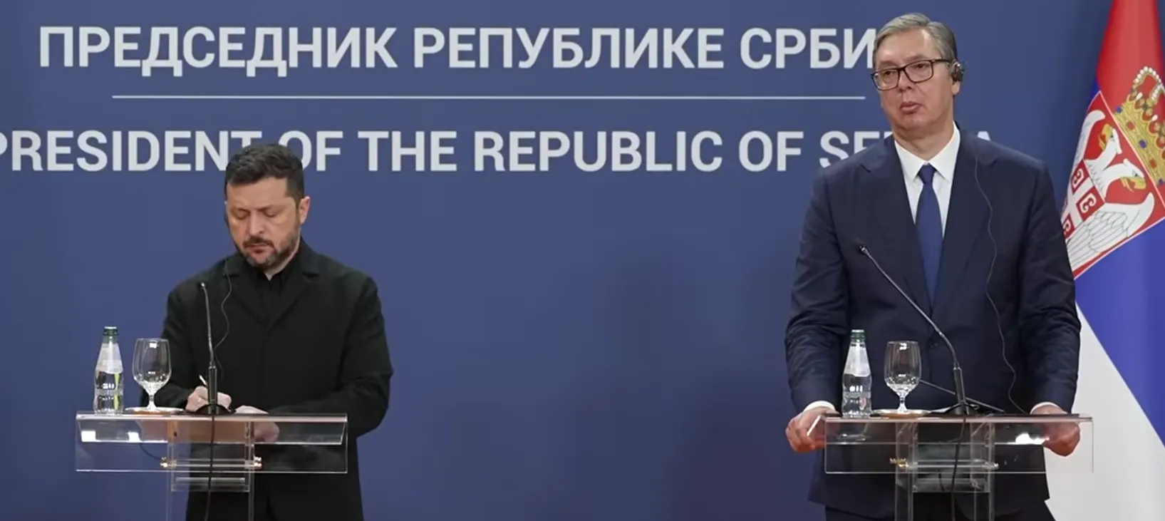 Володимир Зеленський та Александар Вучич.