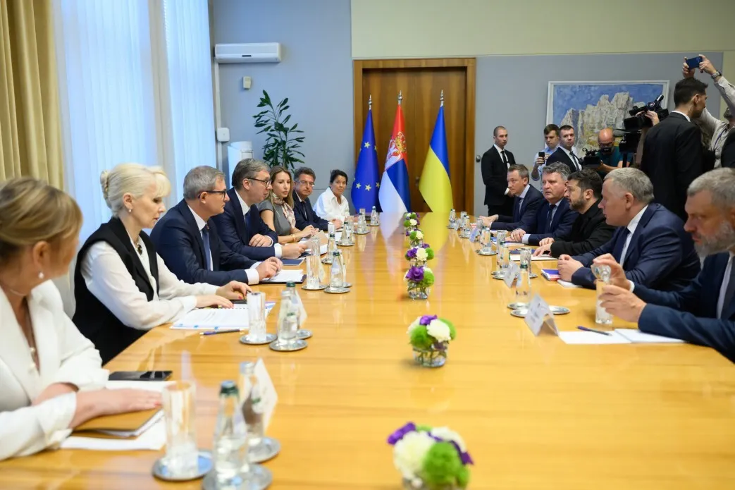 Зеленський провів зустріч з президентом Вучичем