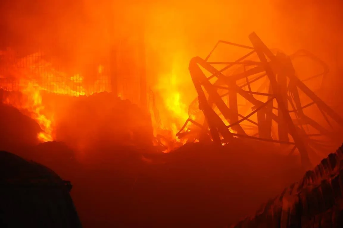 Пожар в Житомире.