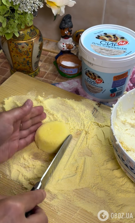 Формуємо сирники