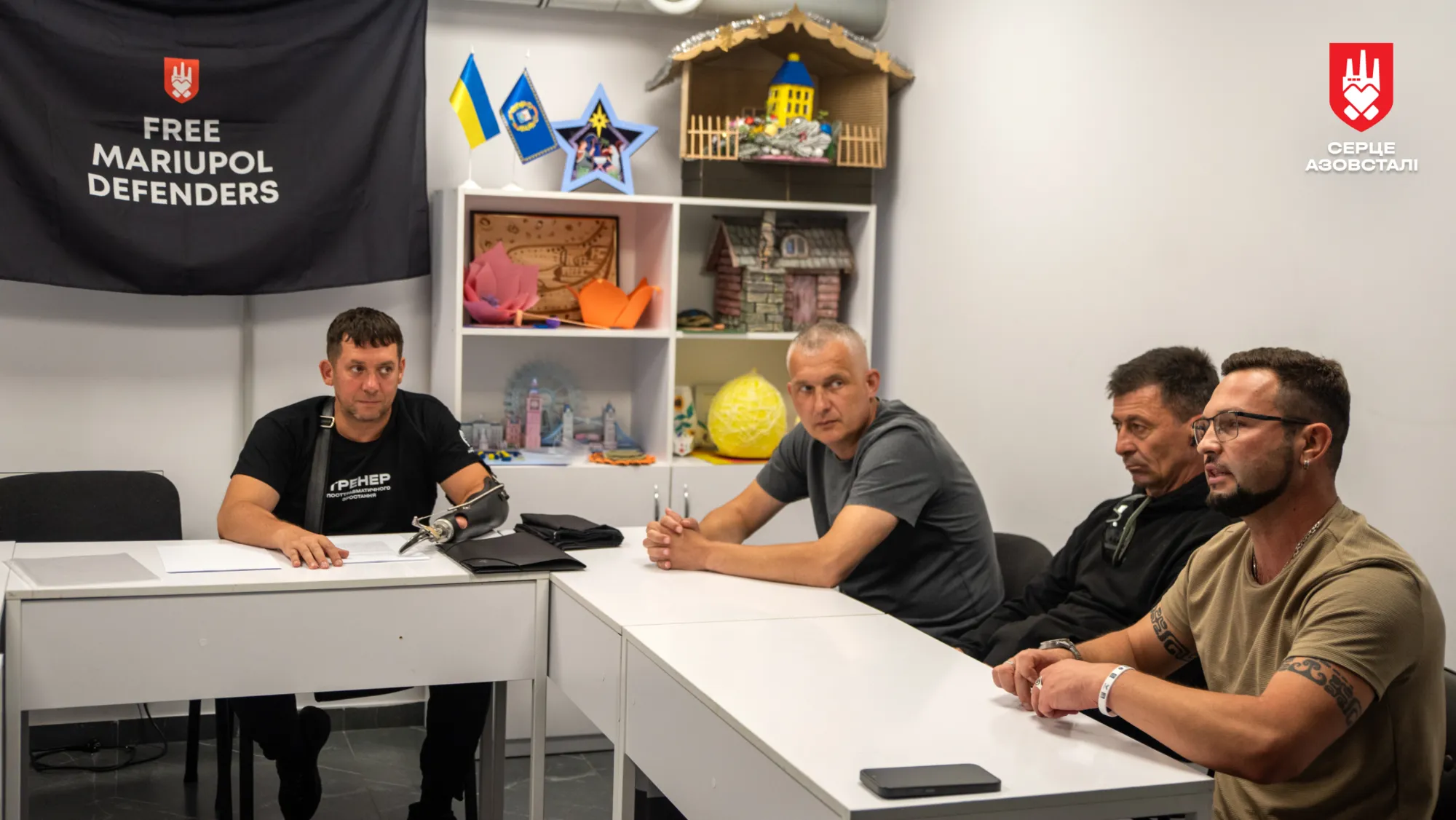 Проект «Сердце Азовстали» поддерживает защитников и защитниц Мариуполя на пути посттравматического роста