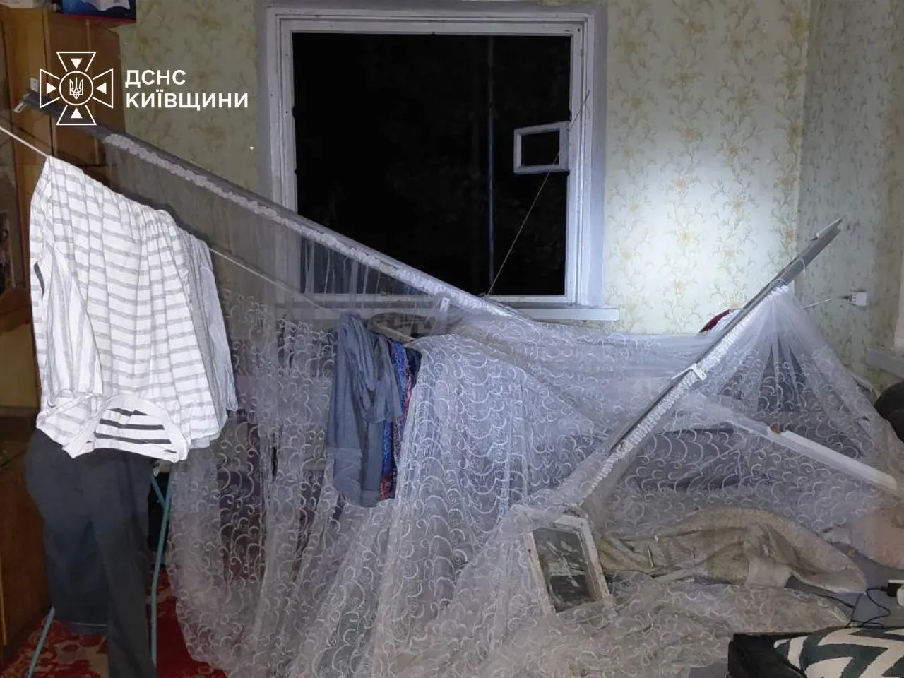 Враг атаковал Киевскую область.