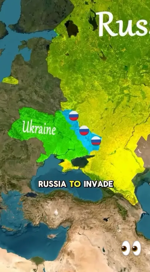 Крым он изобразил российским