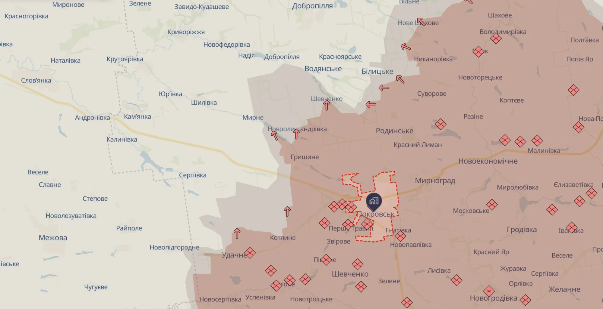 Ситуація на Покровському напрямку станом на 12.09.2026.