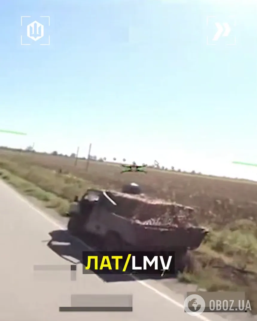 Еще одна цель украинских дронов.
