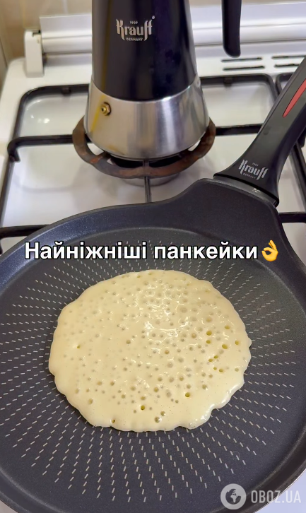 Жарка панкейков