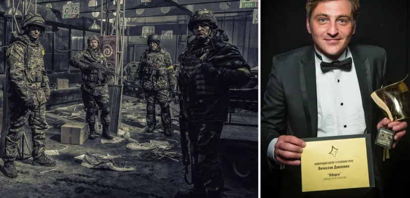 Вячеслав Довженко получил за "Киборгов" кинопремию "Золотая Дзига".