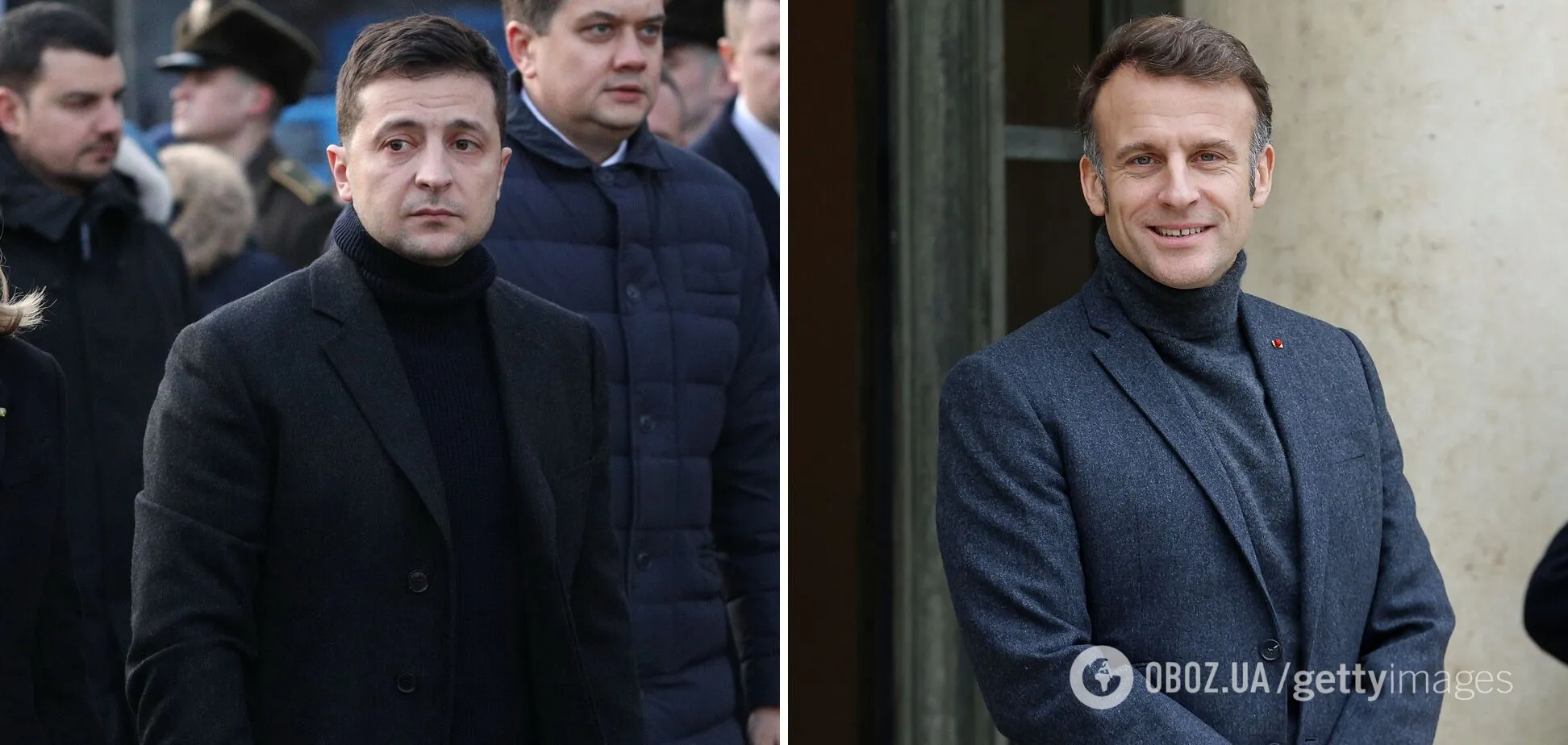 Як Макрон копіював образи Зеленського