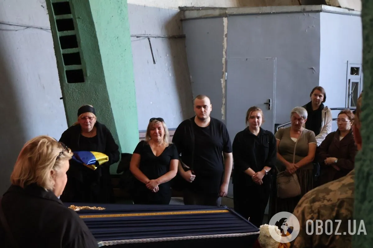 У Києві поховали добровольця, який загинув під Бахмутом