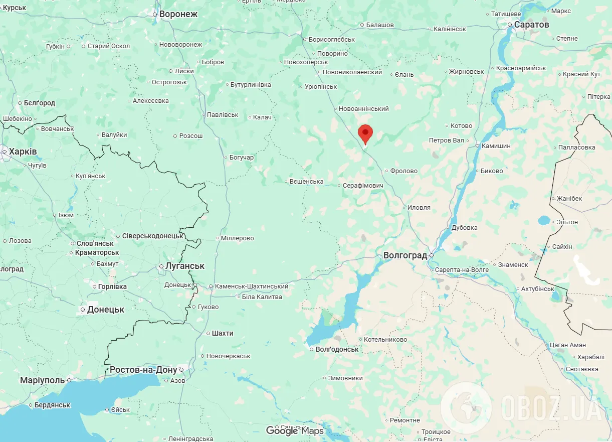 Де прогримів вибух. Карта