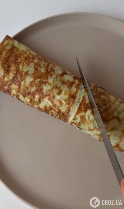 Разрезаем рулет
