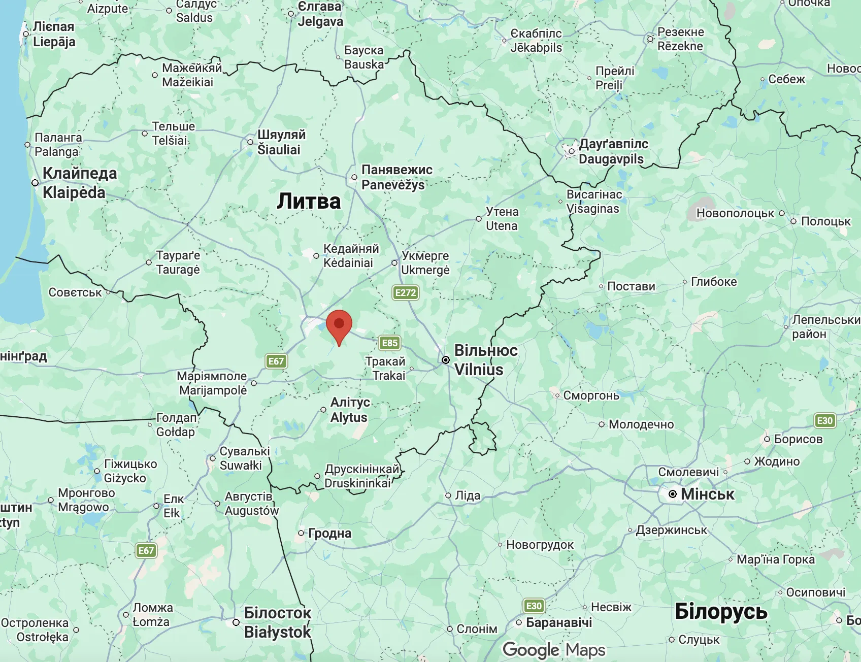 Район, де знищили дрон.