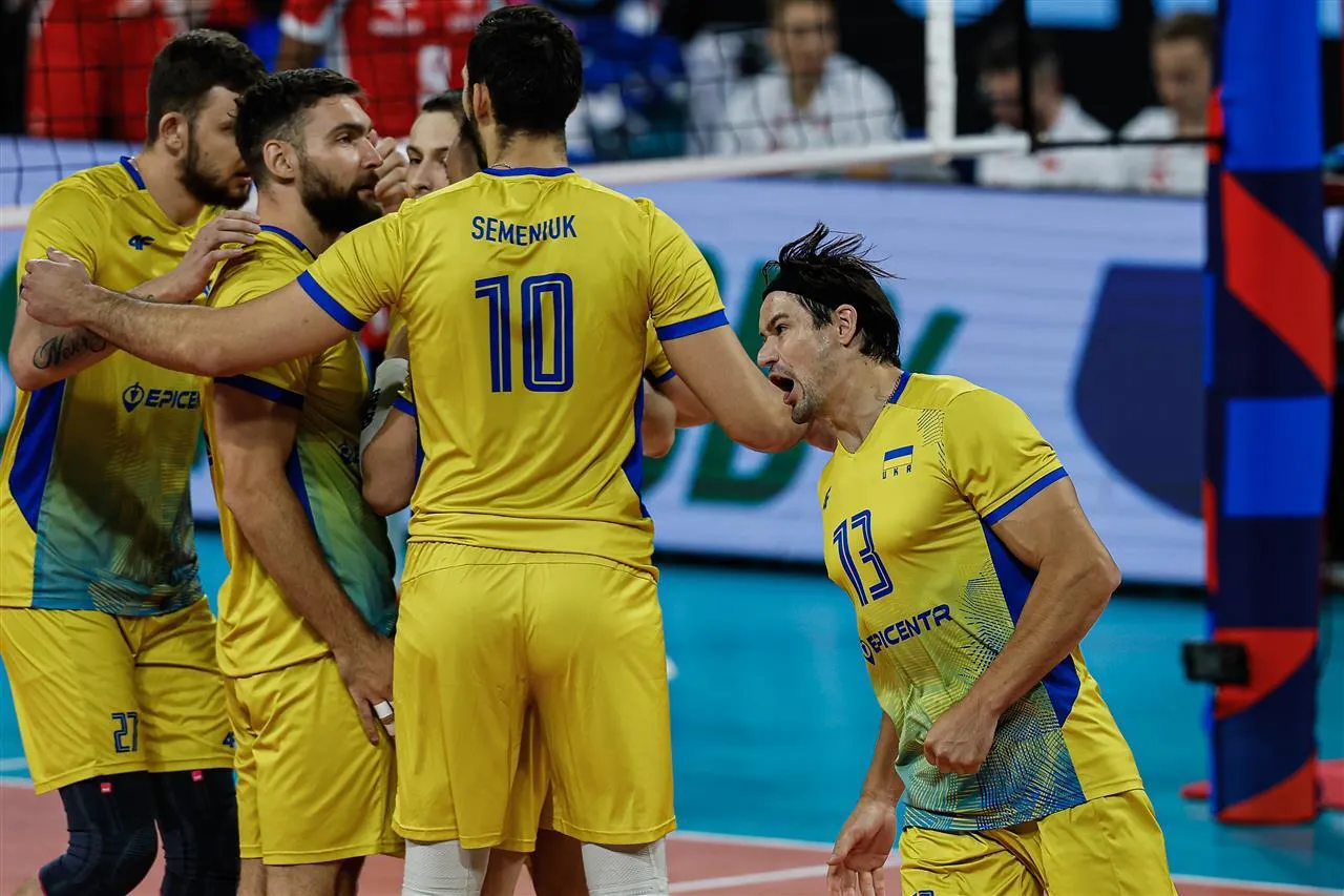 Сборная Украины по волейболу.