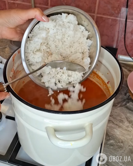 Добавляем рис