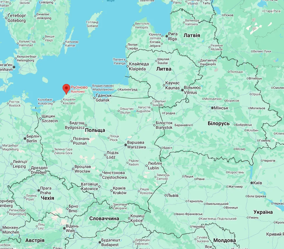 Дрон упал на севере Польши