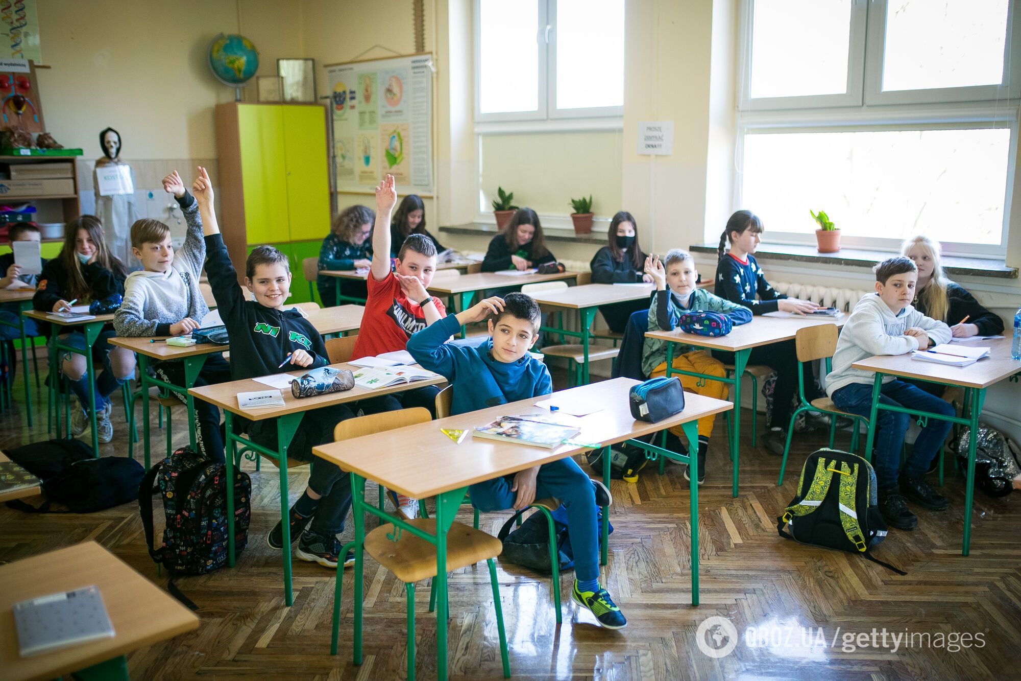 В начальной школе в Польше нет обязательных домашних заданий.