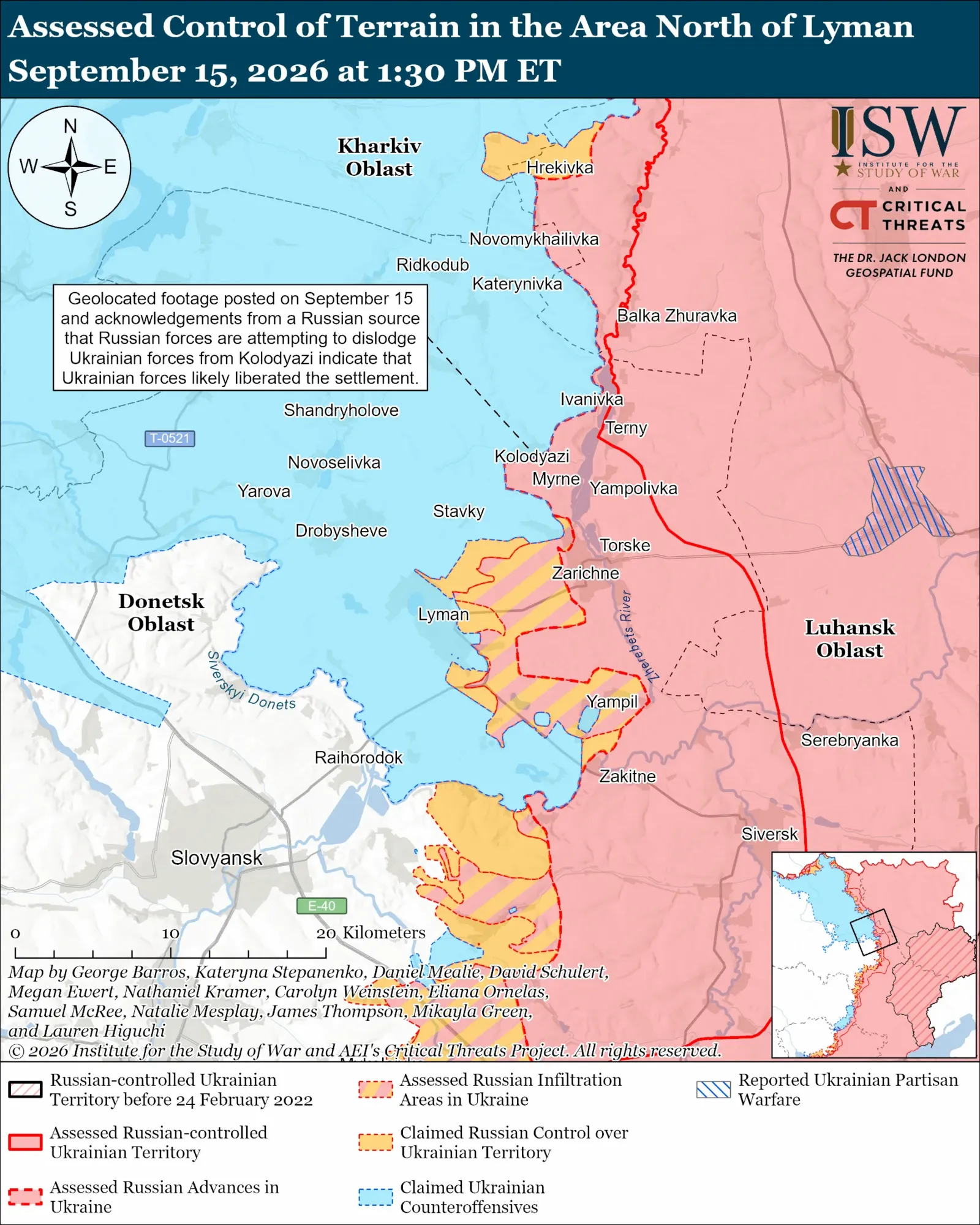 Карта боевых действий.