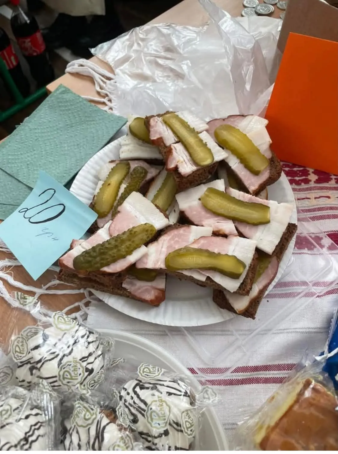Бутерброды на школьную ярмарку