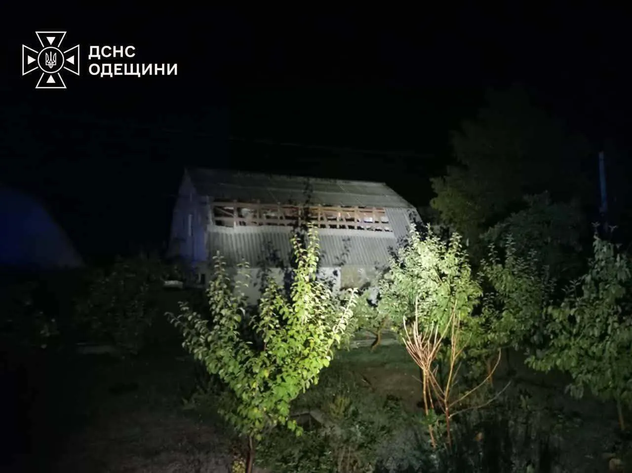 Последствия вражеской атаки в Одесской области.