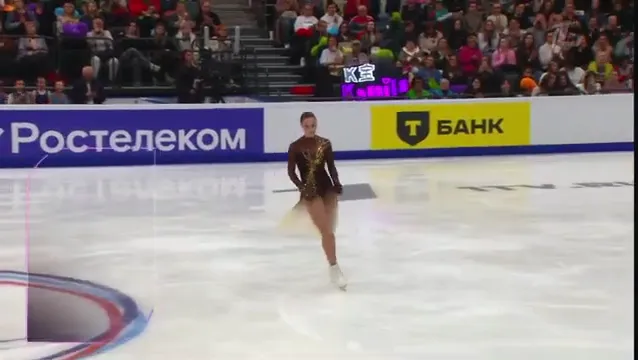 Валиева во время проката