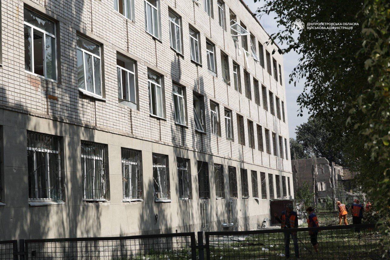 Последствия удара по Днепру