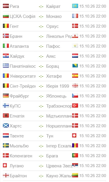 Кто сыграет в 1 туре Лиги конференций 2026/27