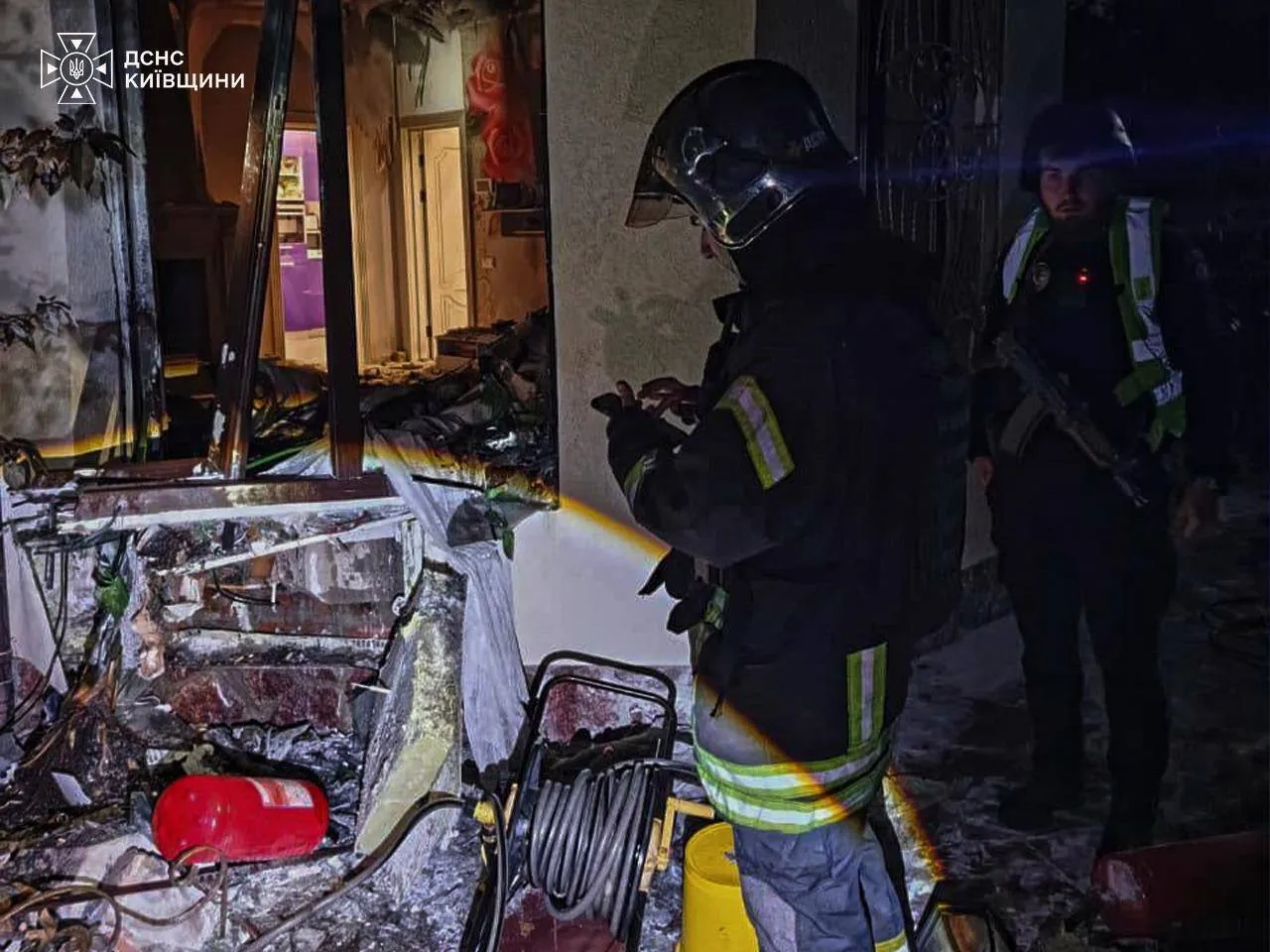 Наслідки ударів військ РФ на Київщині