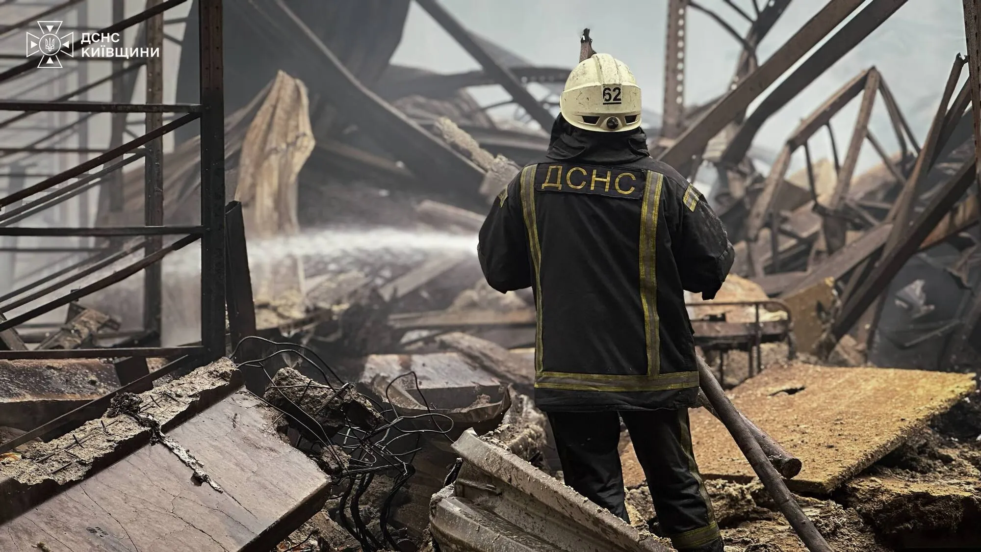 Наслідки ударів військ РФ на Київщині