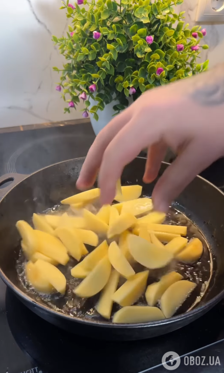 Жарим картофель