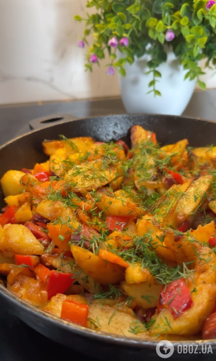 Готовый картофель