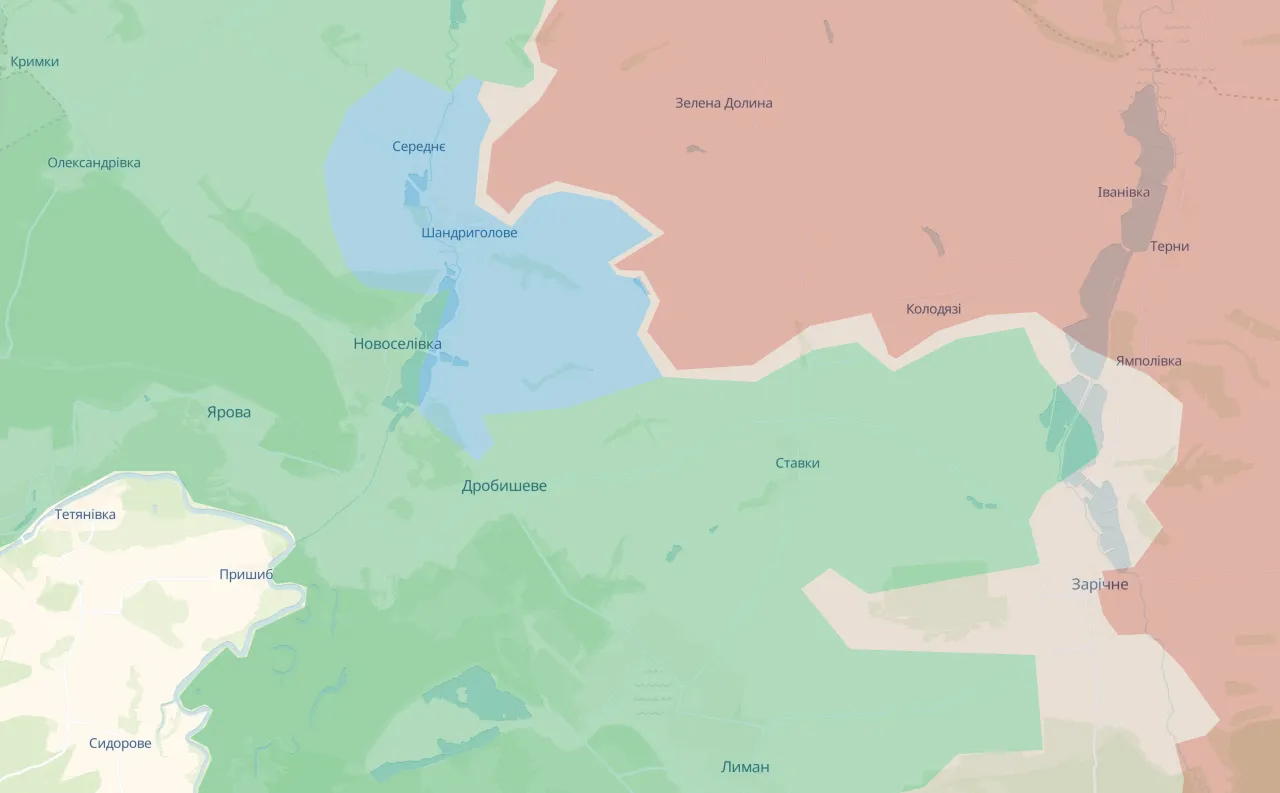 Карта бойових дій на Донбасі