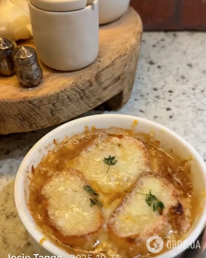 Вкусный луковый суп