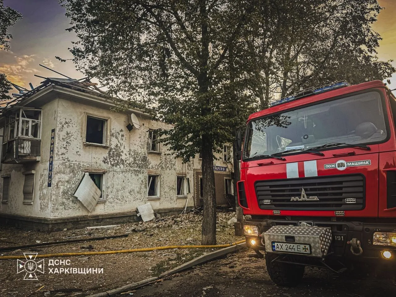 Последствия удара по Лозовой