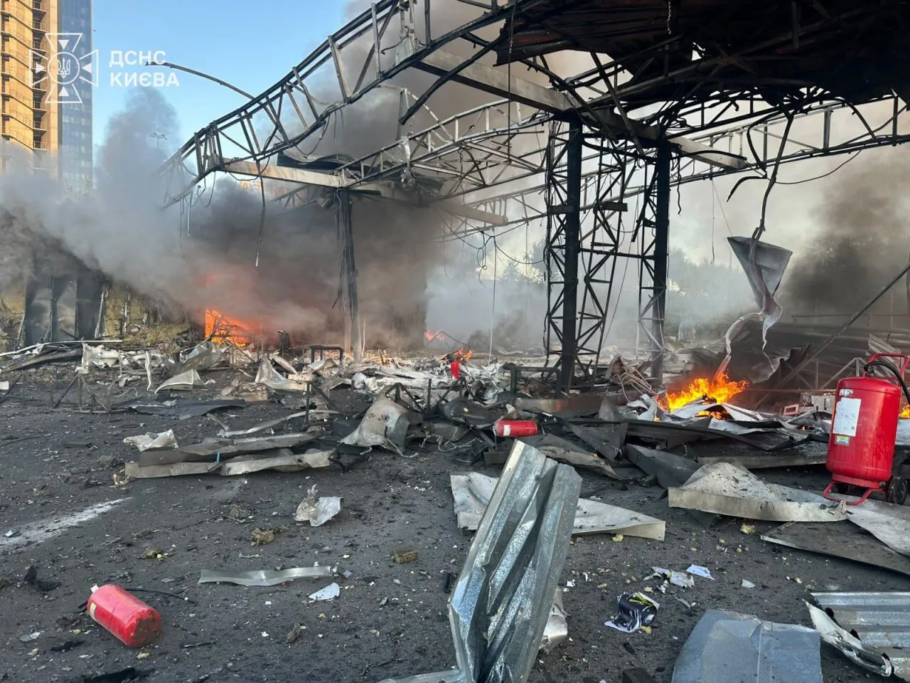 Наслідки ударів по Києву