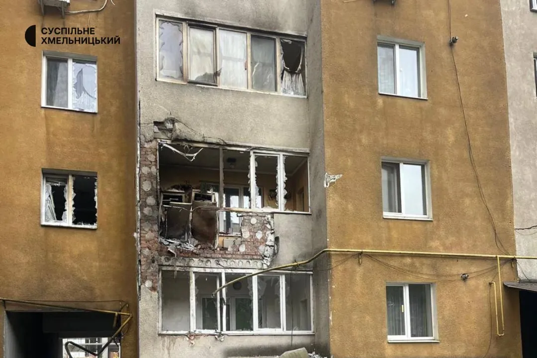 Последствия российского нападения в Хмельницком.