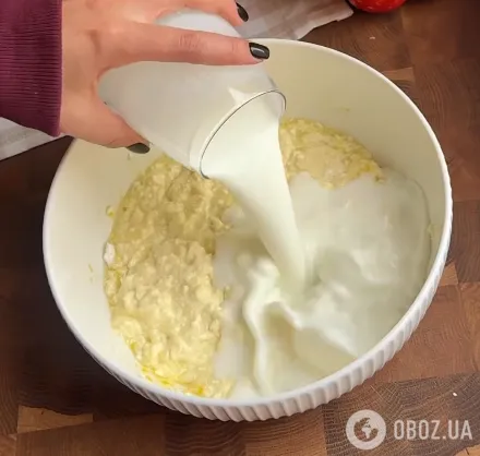 Добавляем кефир