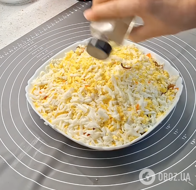 Приготовление салата