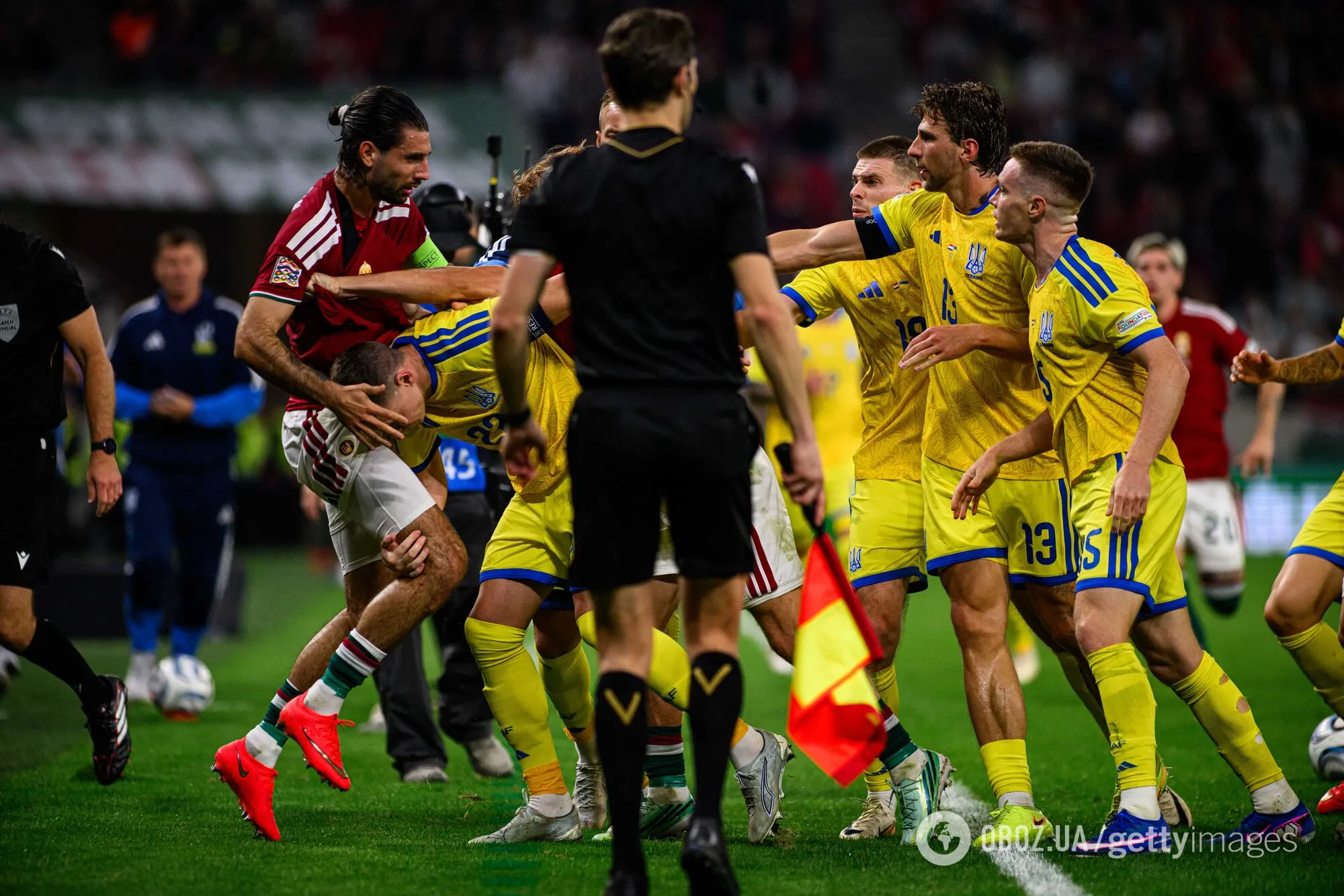 Бійка футболістів