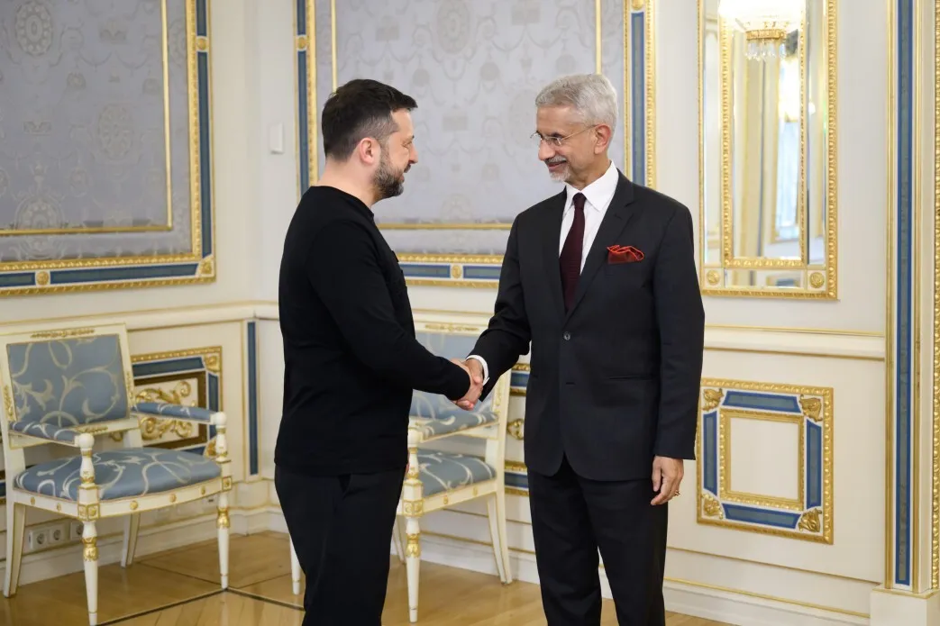 Зеленський зустрівся із міністром закордонних справ Індії&nbsp; Джайшанкаром