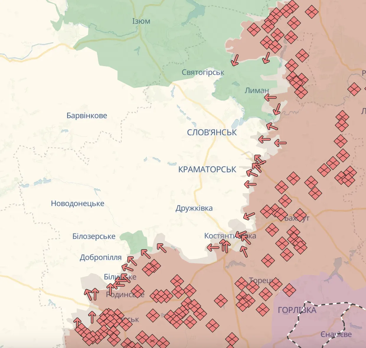 Ситуація на Донеччині.