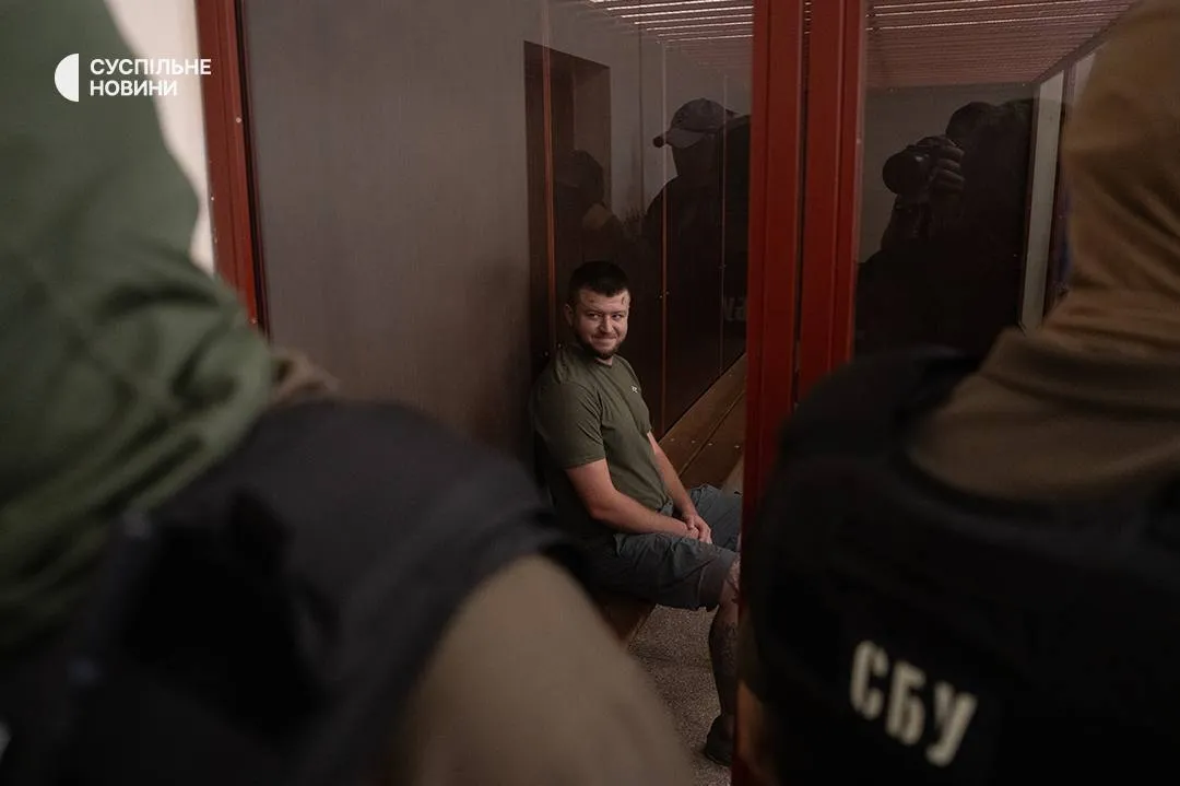 Сергей Иванов во время судебного заседания в Киеве.