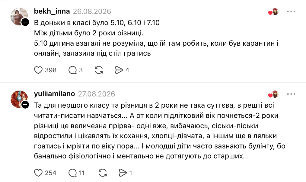У скільки років віддавати дитину до школи