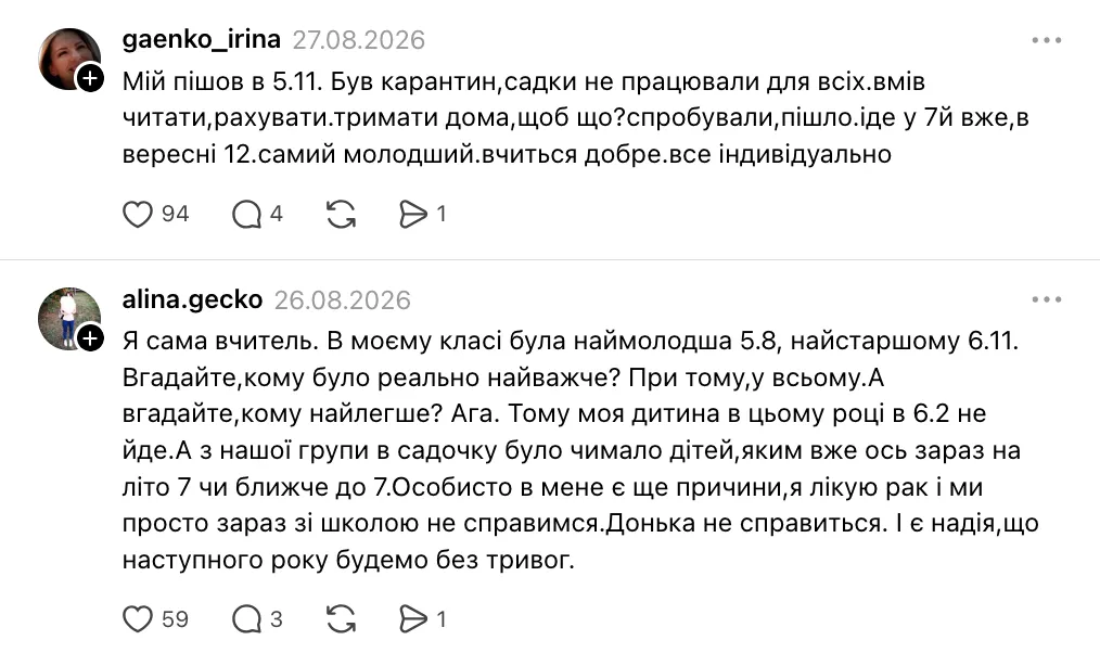 В якому віці віддавати дитину до школи