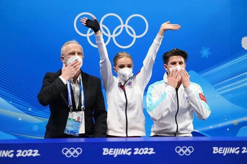 Олександра Степанова та Іван Букін на ОІ-2024