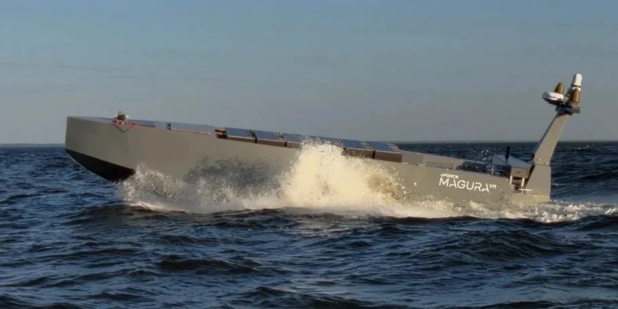 Морской дрон MV11 презентовали на параде ко Дню Независимости Украины.