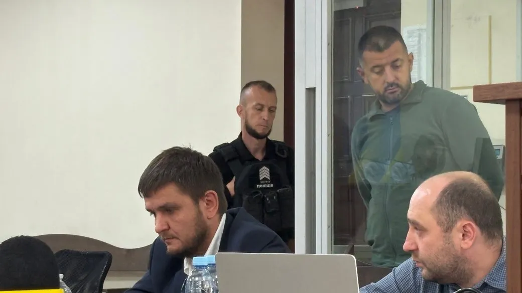 Сергій Куций у залі суду.