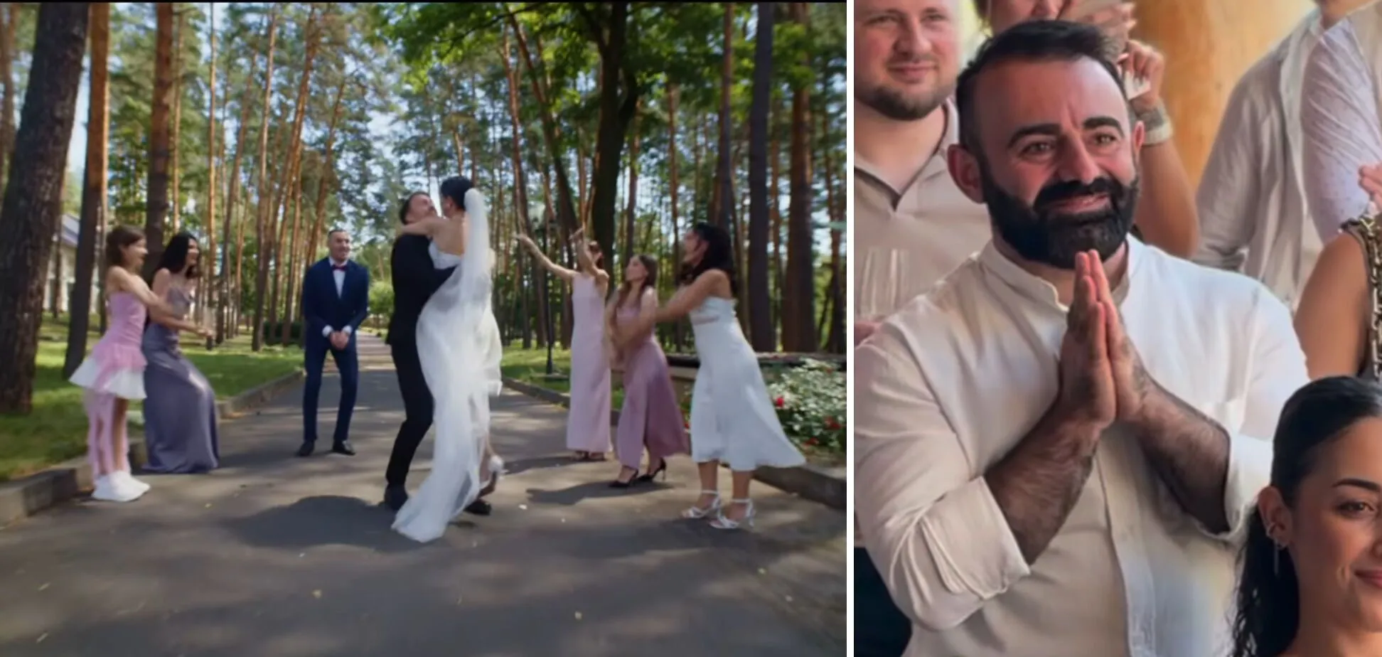 На свадьбе Владимира и Натальи.