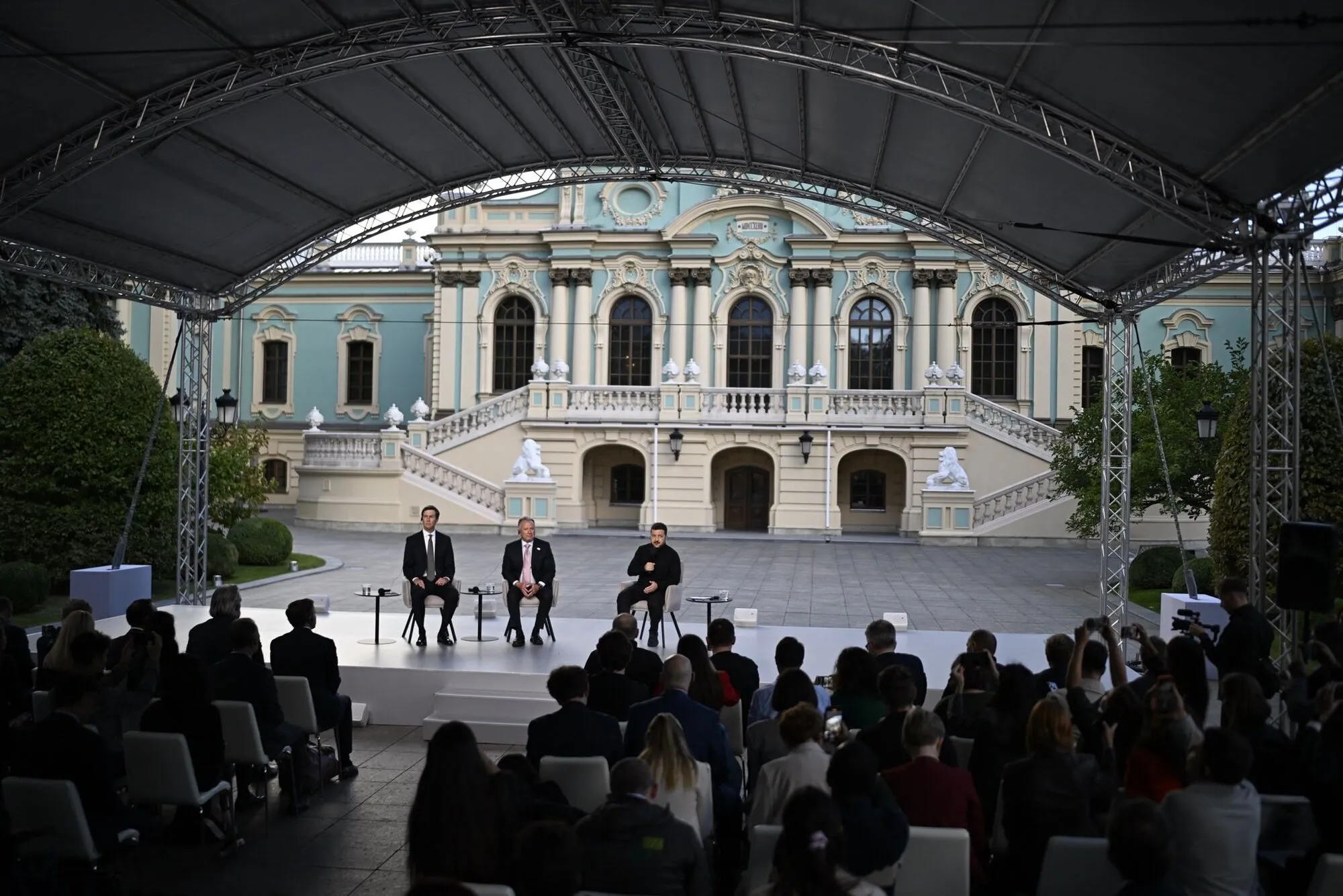 Спільна пресконференція Віткоффа, Кушнера та Зеленського.