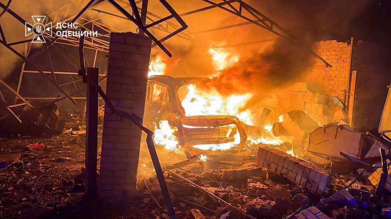 Последствия вражеского удара в Одесской области